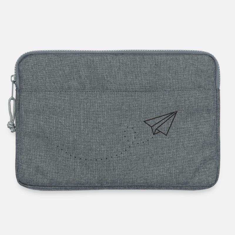 Paperplane - Laptoptasche 13" - Grau meliert