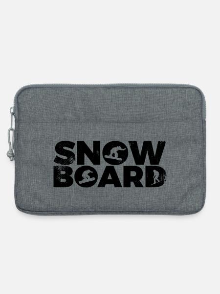 Snowboard - Laptoptasche 13" - Grau meliert