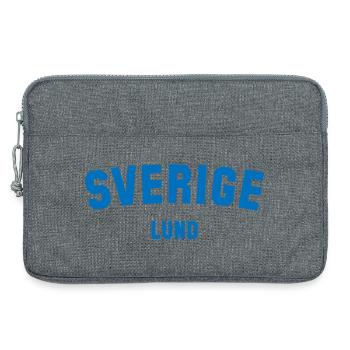 LUND Suède Schweden - Sacoche pour ordinateur portable 13 pouces - gris chiné - Devant