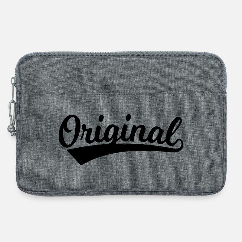 Original lettering - Laptop bag 13" - heather grey