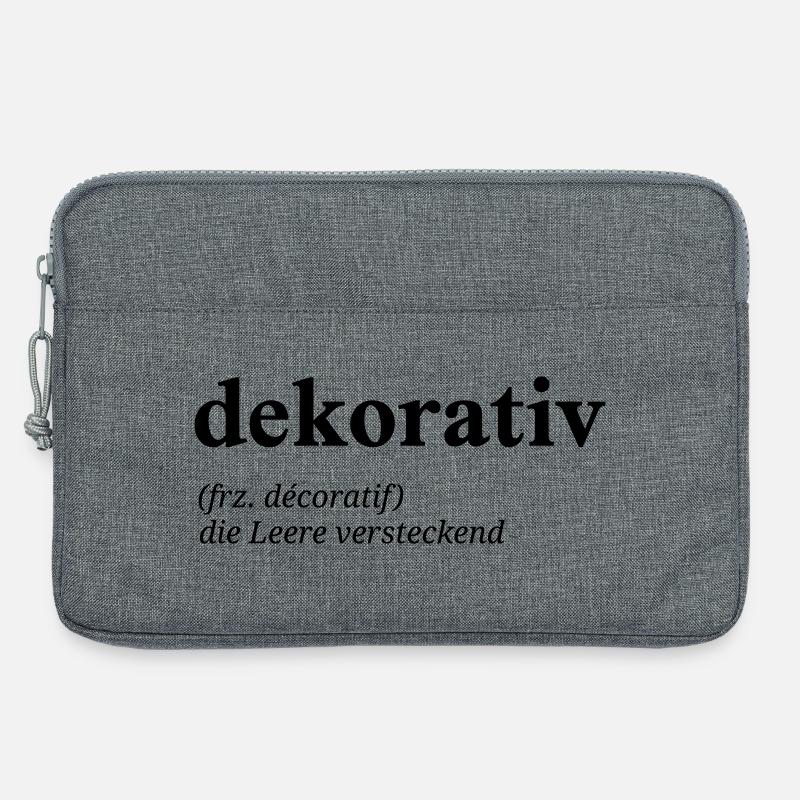 decorative Definition - Laptop bag 13" - heather grey
