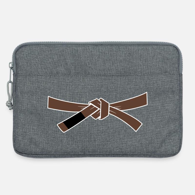 Brownbelt - Braungurt - Laptoptasche 13" - Grau meliert