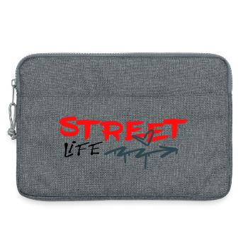 Street Life Graffiti  - Laptoptasche 13" - Grau meliert - Vorne