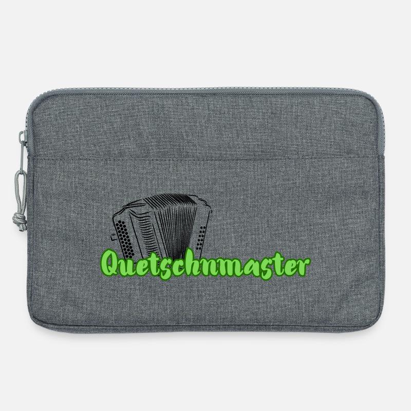 Quetschnmaster  - Laptoptasche 13" - Grau meliert