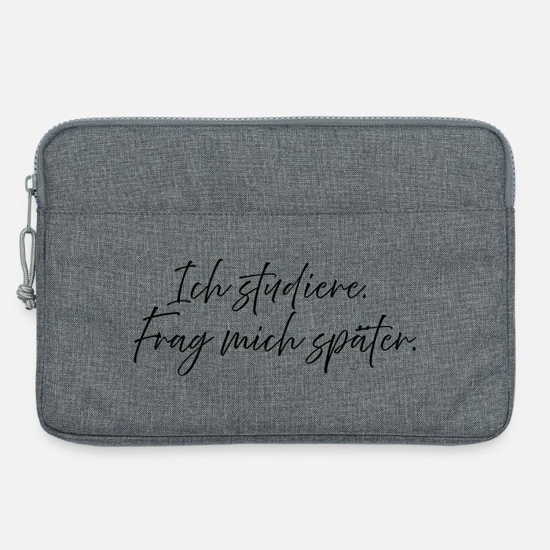I'm studying. Ask me later. - Laptop bag 13" - heather grey