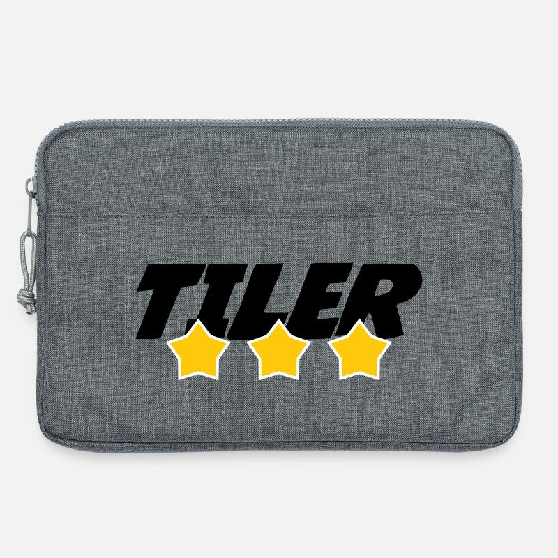 Tiler – pro tile laying precision trade - Laptop bag 13" - heather grey