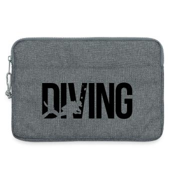 diving plongée sous-marine - Sacoche pour ordinateur portable 13 pouces - gris chiné - Devant