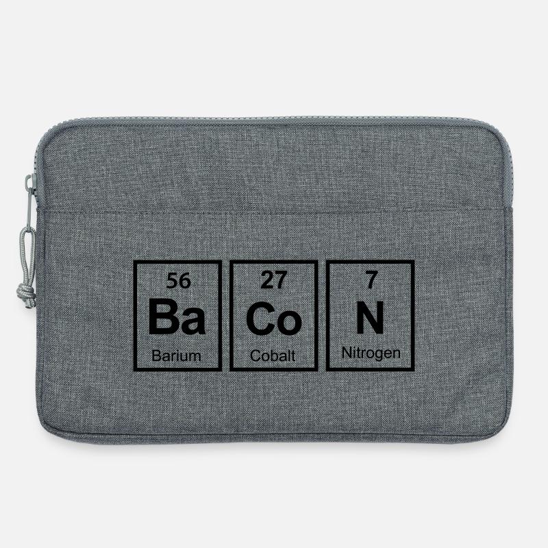 bacon - Laptoptasche 13" - Grau meliert