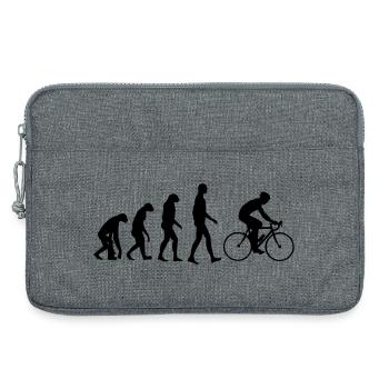 Cyclisme / Cycliste / Vélo / VTT / BMX - Sacoche pour ordinateur portable 13 pouces - gris chiné - Devant