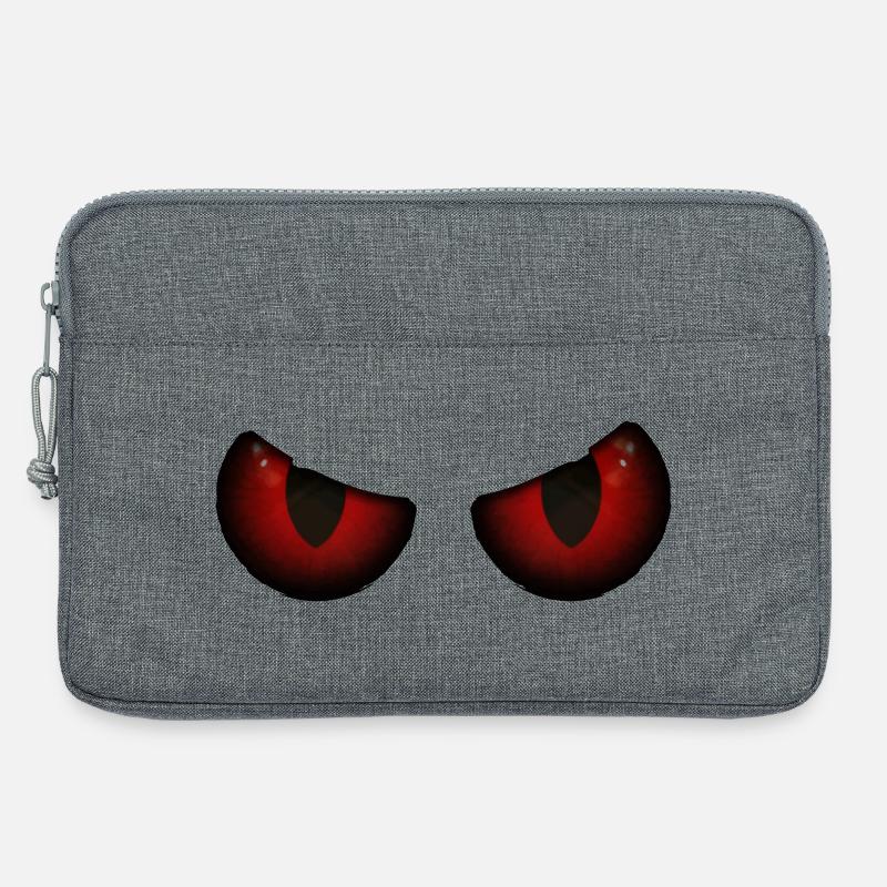 Rotäugige Glut - Laptoptasche 13" - Grau meliert