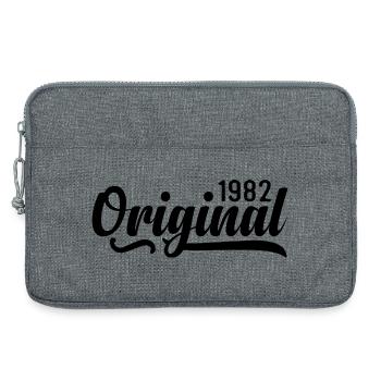 1982 Geburtstag 43 Jahre Alt, retro 1982 - Laptoptasche 13" - Grau meliert - Vorne