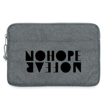 NoHopeNoFear - Laptoptasche 13" - Grau meliert - Vorne