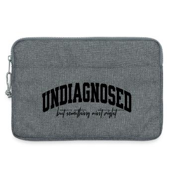 Undiagnosed but something aint right - Laptoptasche 13" - Grau meliert - Vorne