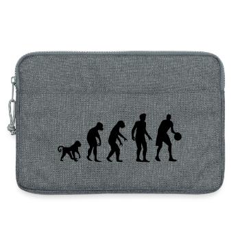 Basketball Evolution - Laptoptasche 13" - Grau meliert - Vorne
