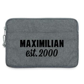 Maximilian est 2000 - Laptoptasche 13" - Grau meliert - Vorne