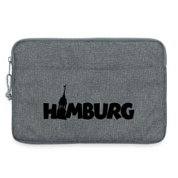 Hamburg Hamburger Michel - Laptoptasche 13" - Grau meliert - Vorne