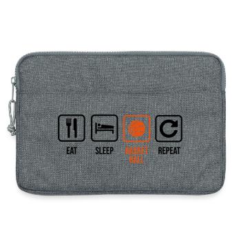 Basketballer - Laptoptasche 13" - Grau meliert - Vorne