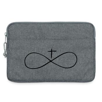 infiniment - Sacoche pour ordinateur portable 13 pouces - gris chiné - Devant