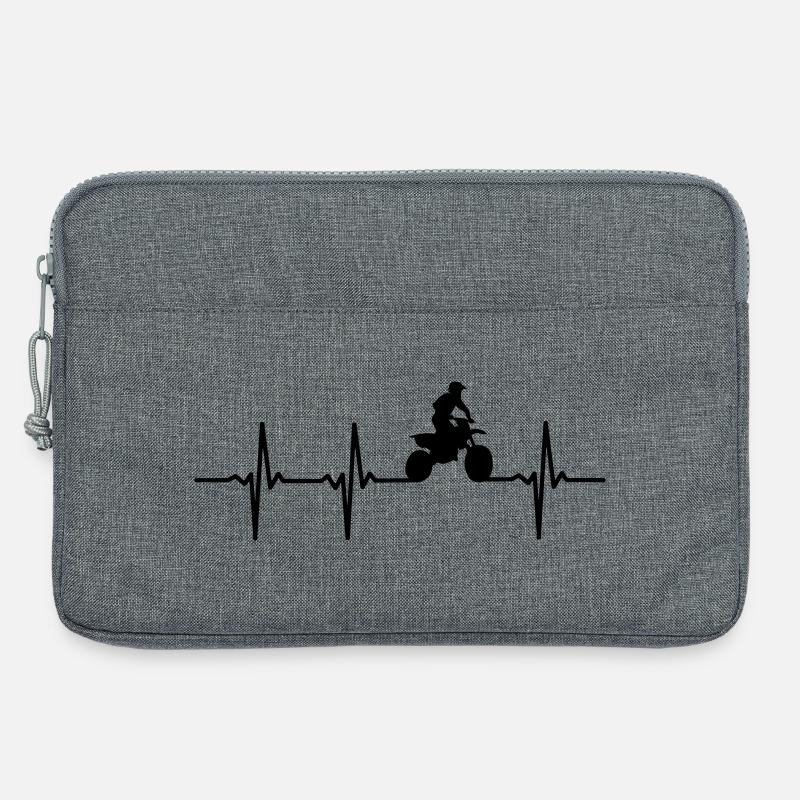 Motocrosser Puls - Laptoptasche 13" - Grau meliert