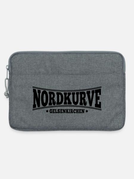 Nordkurve Gelsenkirchen | Farbe änderbar - Laptoptasche 13" - Grau meliert