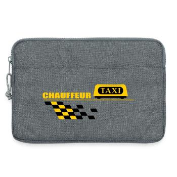 Taxi driver - Laptop bag 13" - heather grey - Front