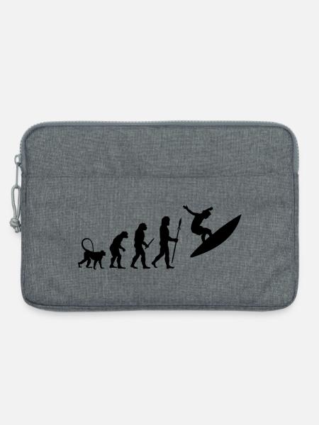 Entwicklung eines Surfers - Laptoptasche 13" - Grau meliert