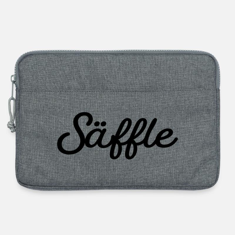 Säffle schwarz - Laptoptasche 13" - Grau meliert