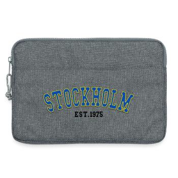 Stockholm Est.1975 - Laptoptasche 13" - Grau meliert - Vorne