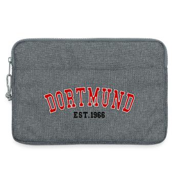 Dortmund Est. 1966 - Laptop bag 13" - heather grey - Front