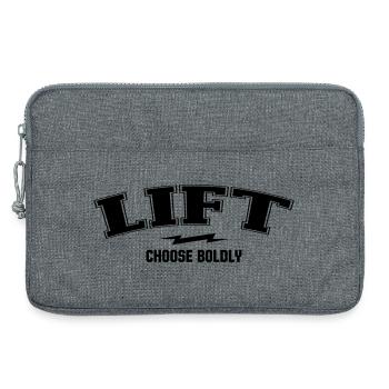 Varsity Arch - Lift Dept - Laptop bag 13" - heather grey - Front