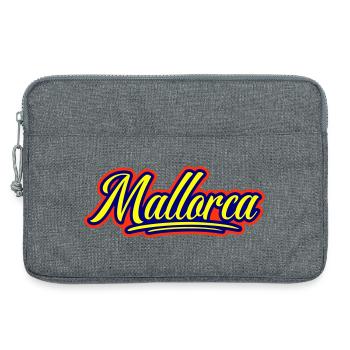 Mallorca Schrift - Laptoptasche 13" - Grau meliert - Vorne