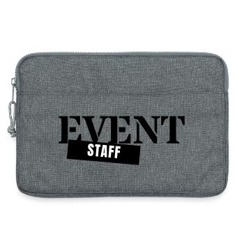 Event Staff - Crew Personnel Event Team - Laptop bag 13" - heather grey - Front