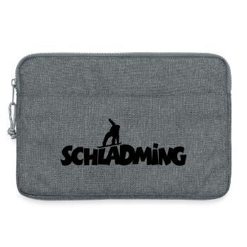 Schladming Snowboard Snowboarder - Laptoptasche 13" - Grau meliert - Vorne