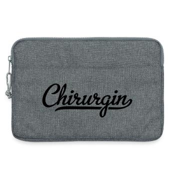 Chirurgin - Laptoptasche 13" - Grau meliert - Vorne