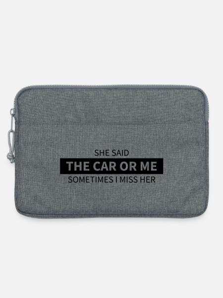 The Car or me - Laptoptasche 13" - Grau meliert