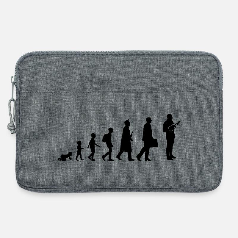 Entwicklung eines Ukulele Spielers - Laptoptasche 13" - Grau meliert