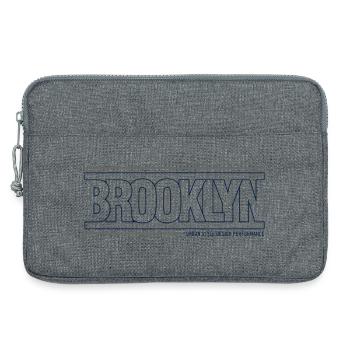 Creative Brooklyn City Skyline - Laptop bag 13" - heather grey - Front