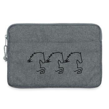 Tölter Trio - Sacoche pour ordinateur portable 13 pouces - gris chiné - Devant
