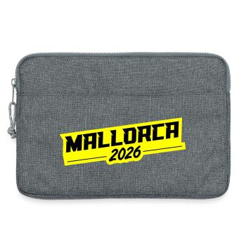 Mallorca 2026 - Laptoptasche 13" - Grau meliert - Vorne
