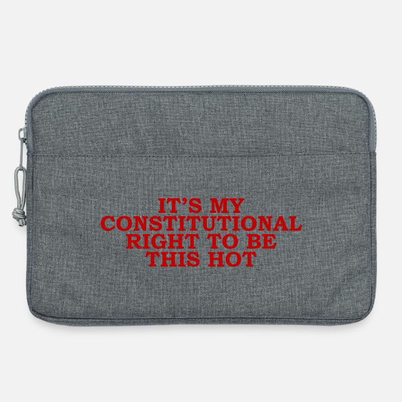 Lustige sarkastische Aussage - Laptoptasche 13" - Grau meliert