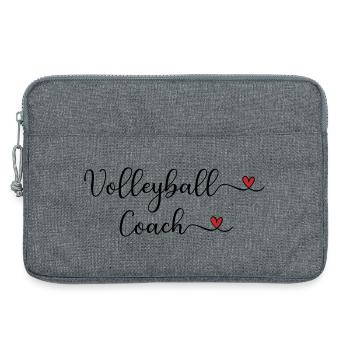 Volleyball-Trainer - Laptoptasche 13" - Grau meliert - Vorne