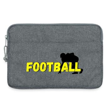 Football  - Laptoptasche 13" - Grau meliert - Vorne