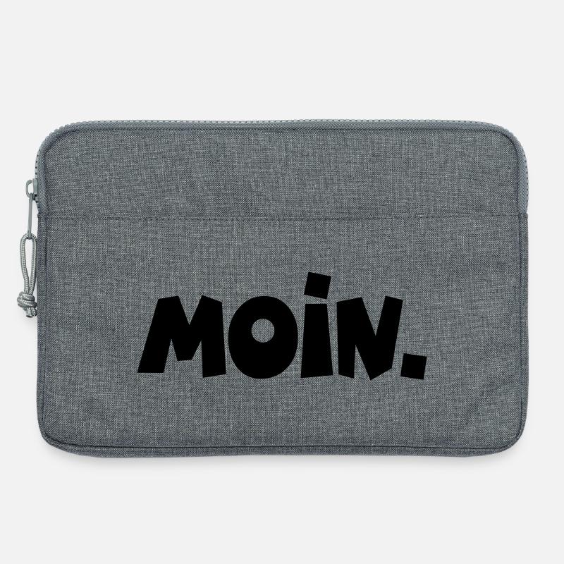 Moin. - Laptoptasche 13" - Grau meliert