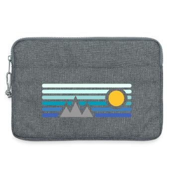 Berge - Laptoptasche 13" - Grau meliert - Vorne