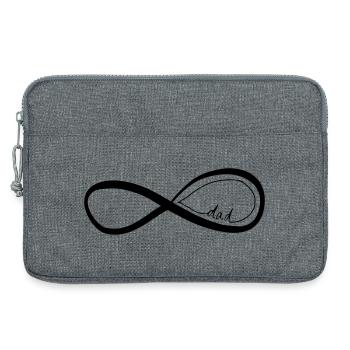 dad - Laptop bag 13" - heather grey - Front