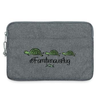 Familienausflug - Laptoptasche 13" - Grau meliert - Vorne