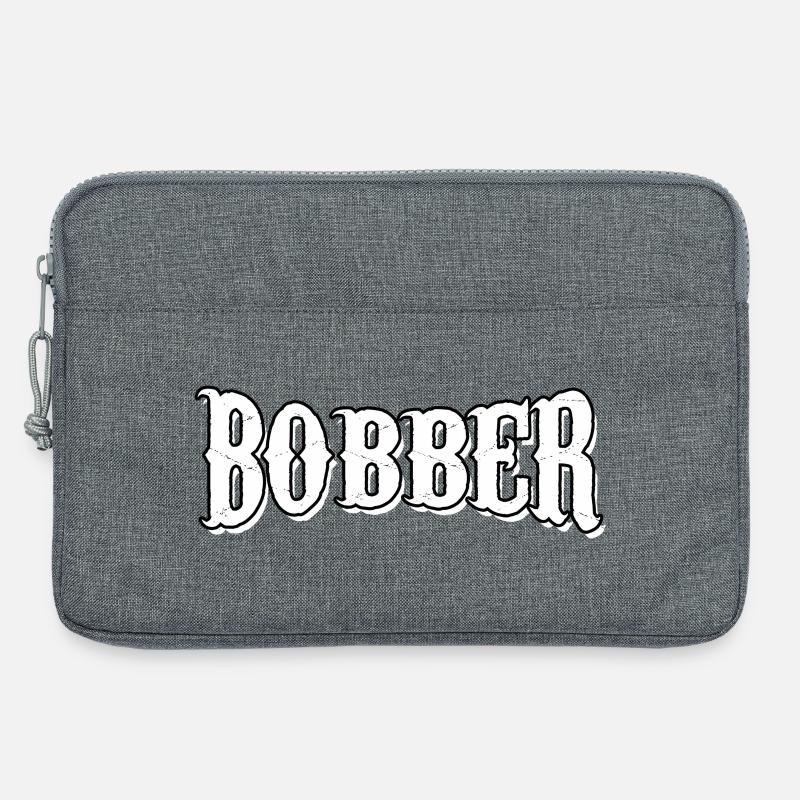 bobber chopper biker cruisen aufkleber sticker - Laptoptasche 13" - Grau meliert