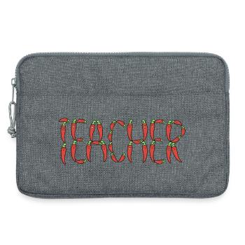 Professeur de chili - Sacoche pour ordinateur portable 13 pouces - gris chiné - Devant