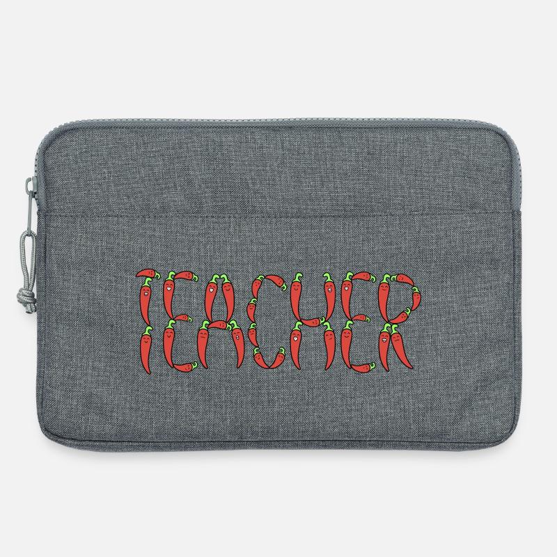 Chili teacher - Laptop bag 13" - heather grey