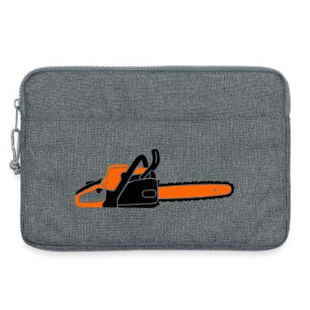 Chainsaw Chainsaw Lumberjack Lumberjack Lumberjack - Laptop bag 13" - heather grey - Front